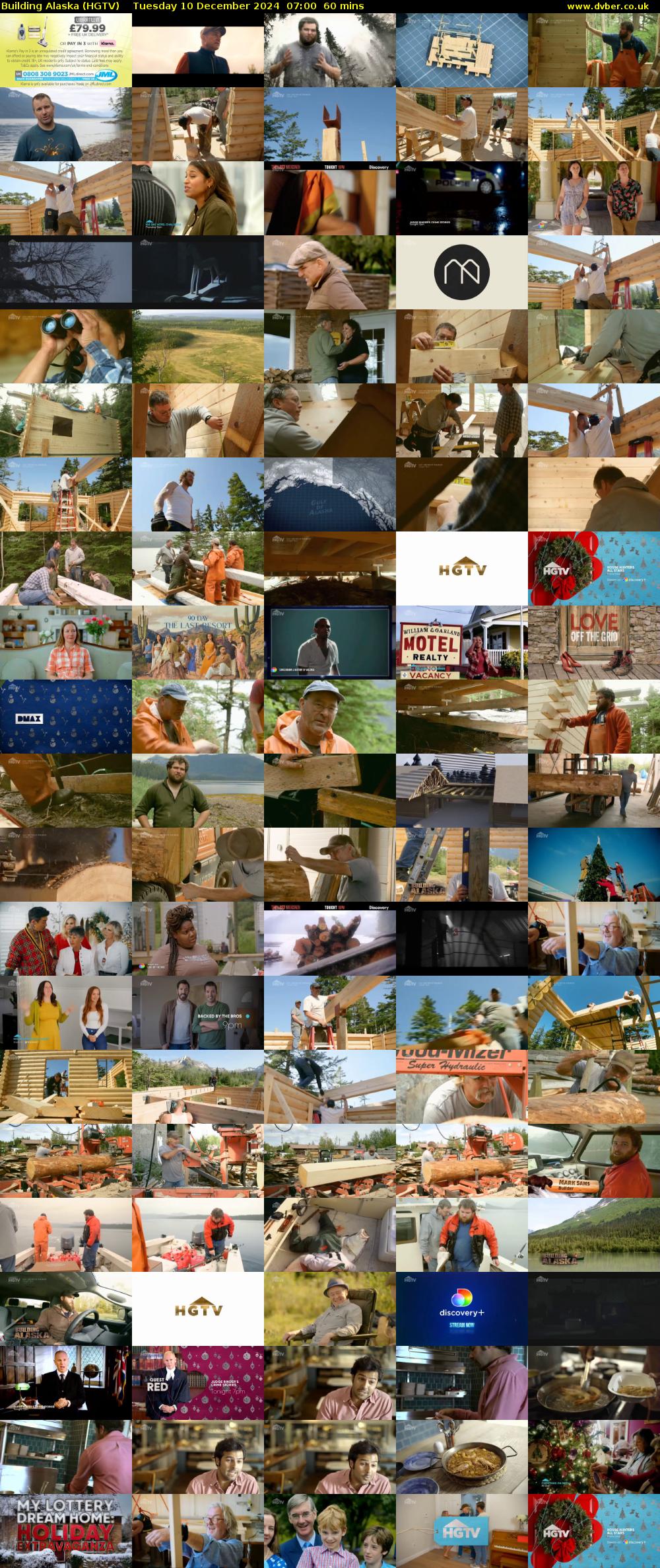 Building Alaska (HGTV) Tuesday 10 December 2024 07:00 - 08:00