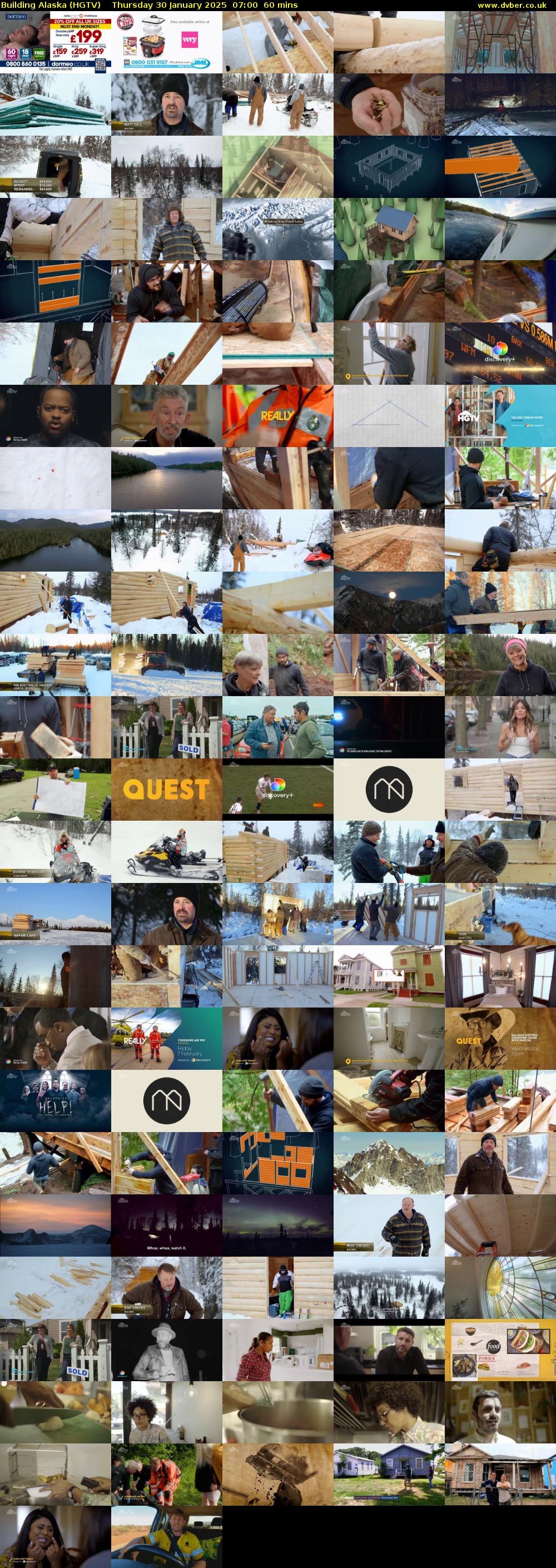 Building Alaska (HGTV) Thursday 30 January 2025 07:00 - 08:00