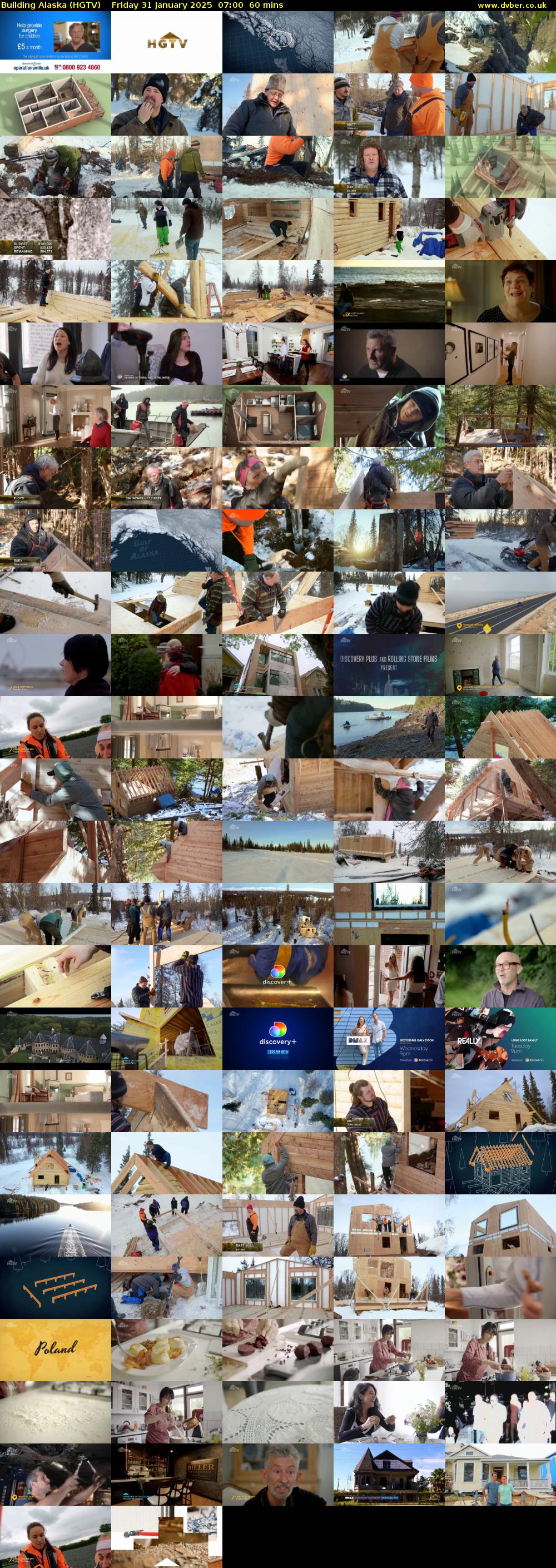 Building Alaska (HGTV) Friday 31 January 2025 07:00 - 08:00