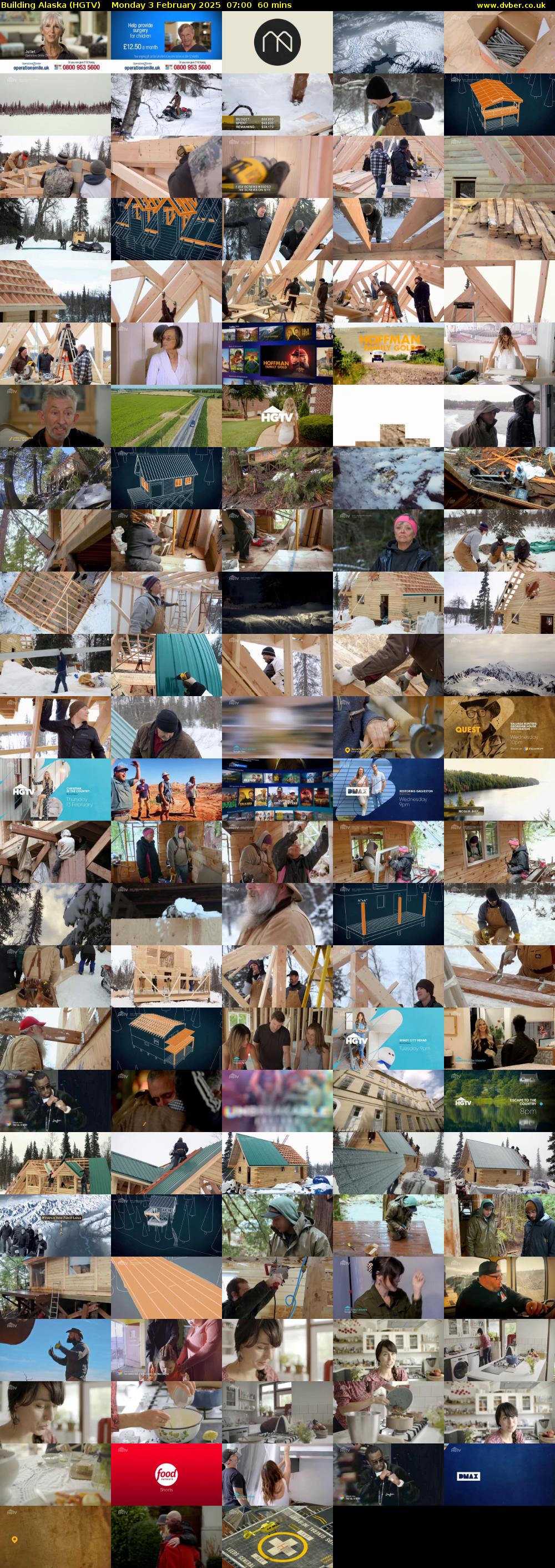Building Alaska (HGTV) Monday 3 February 2025 07:00 - 08:00