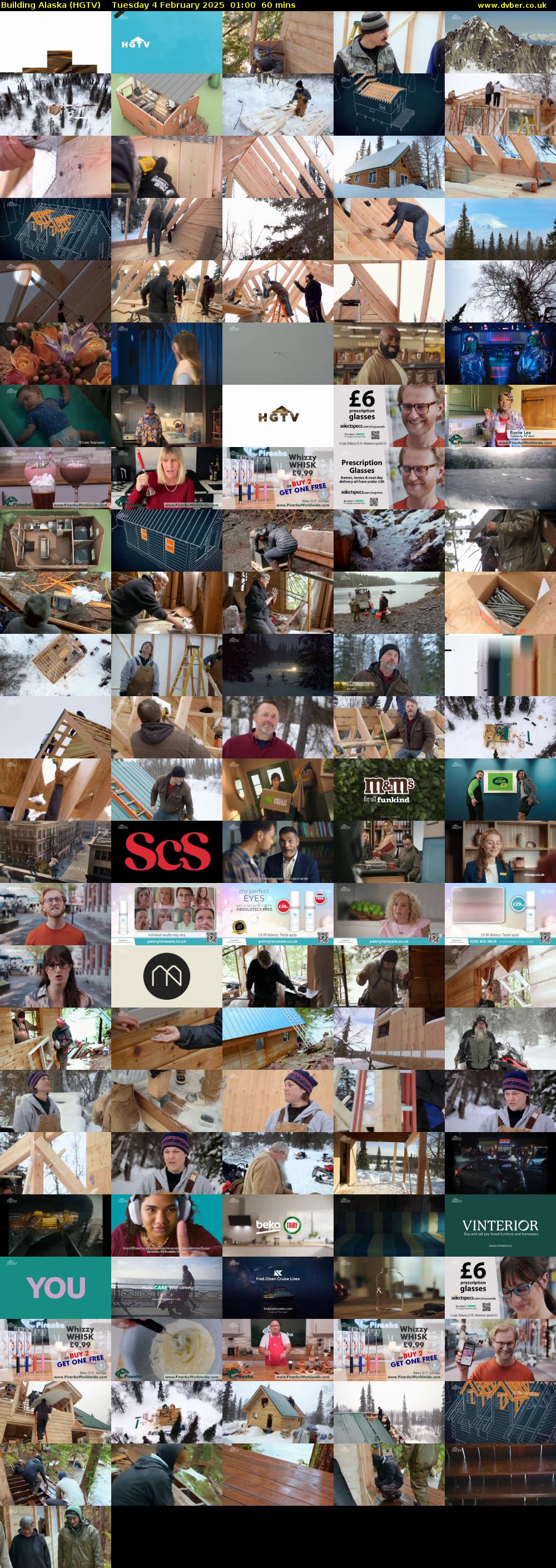 Building Alaska (HGTV) Tuesday 4 February 2025 01:00 - 02:00