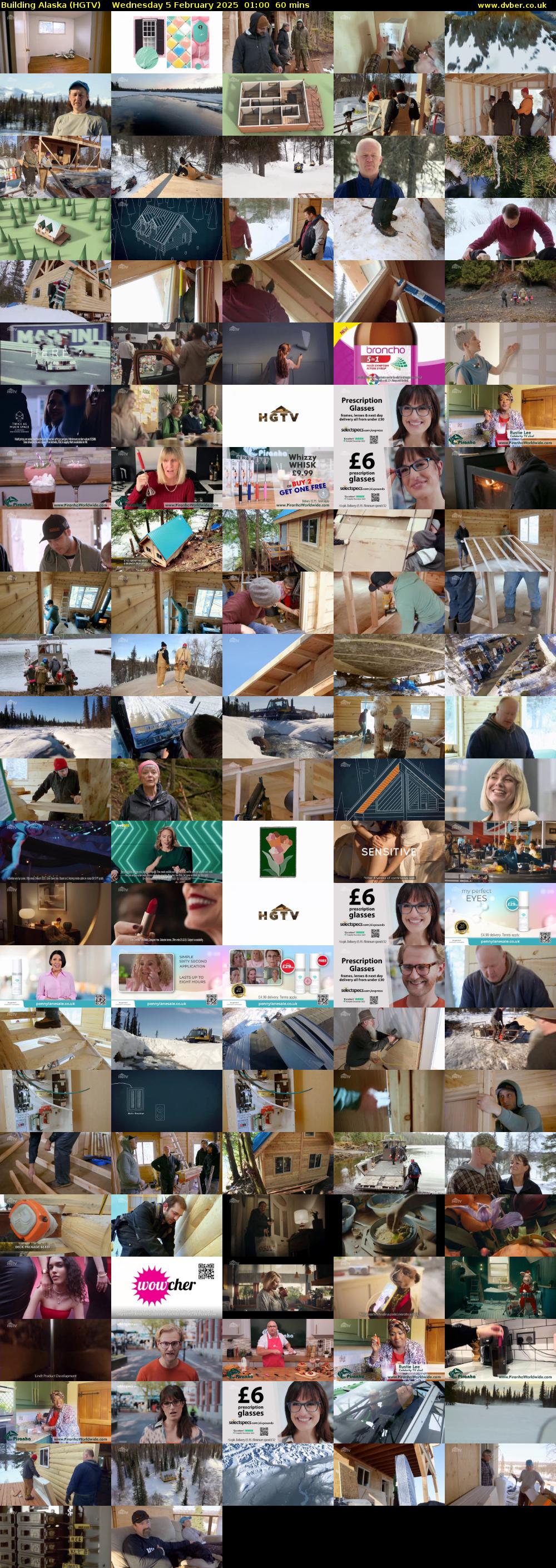 Building Alaska (HGTV) Wednesday 5 February 2025 01:00 - 02:00