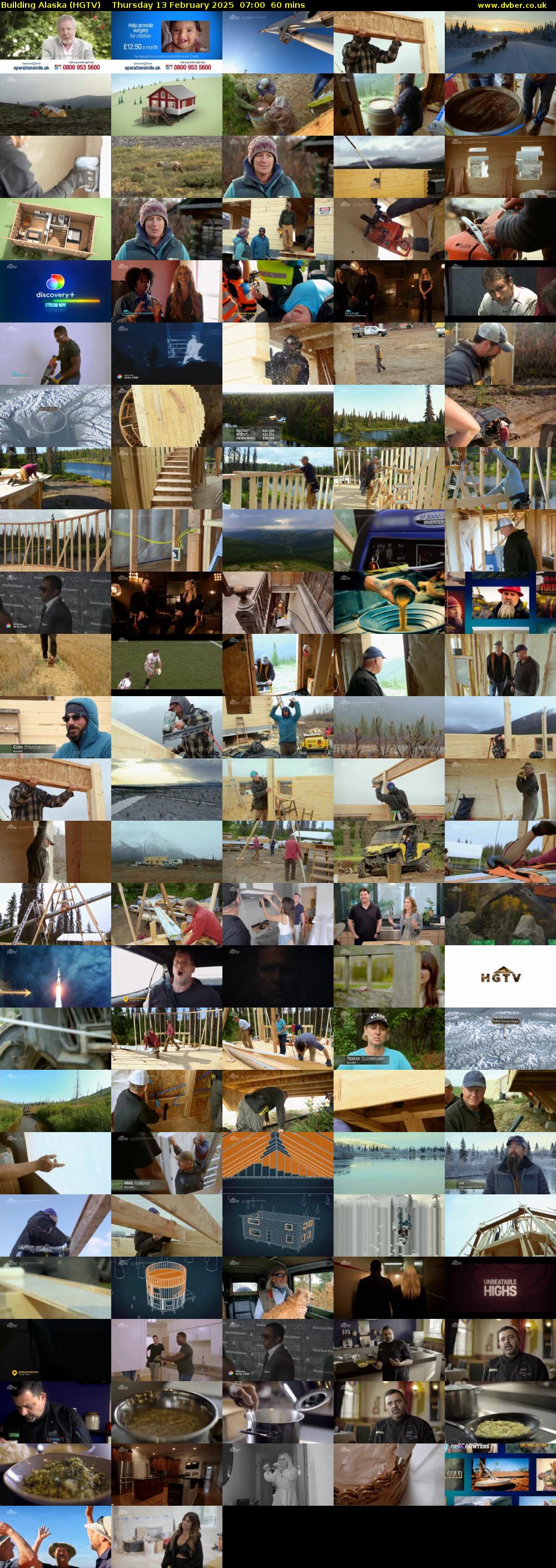 Building Alaska (HGTV) Thursday 13 February 2025 07:00 - 08:00