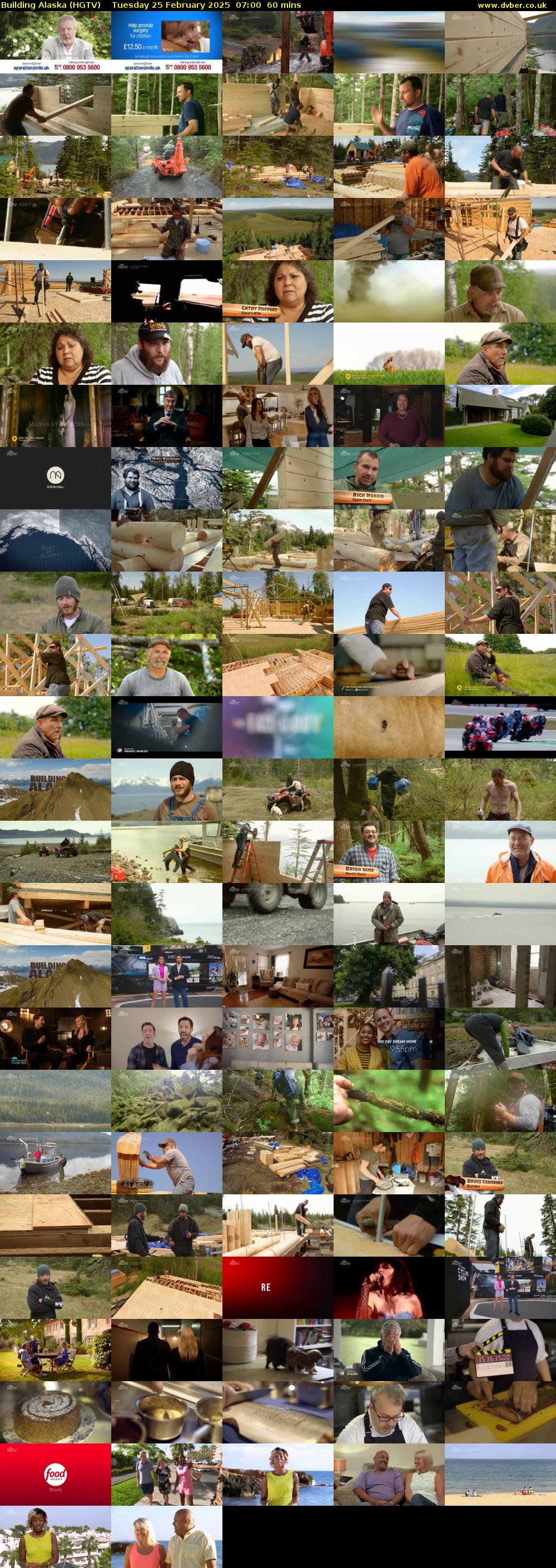 Building Alaska (HGTV) Tuesday 25 February 2025 07:00 - 08:00