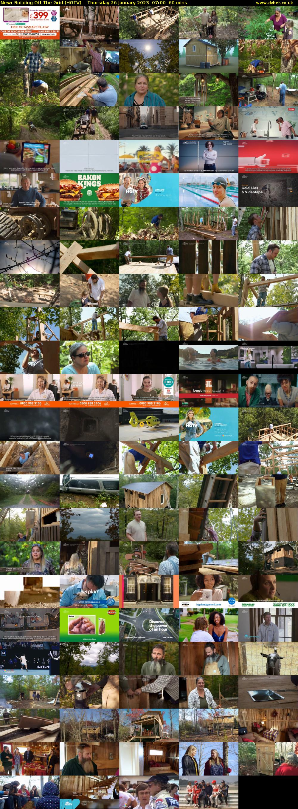 Building Off The Grid (HGTV) Thursday 26 January 2023 07:00 - 08:00