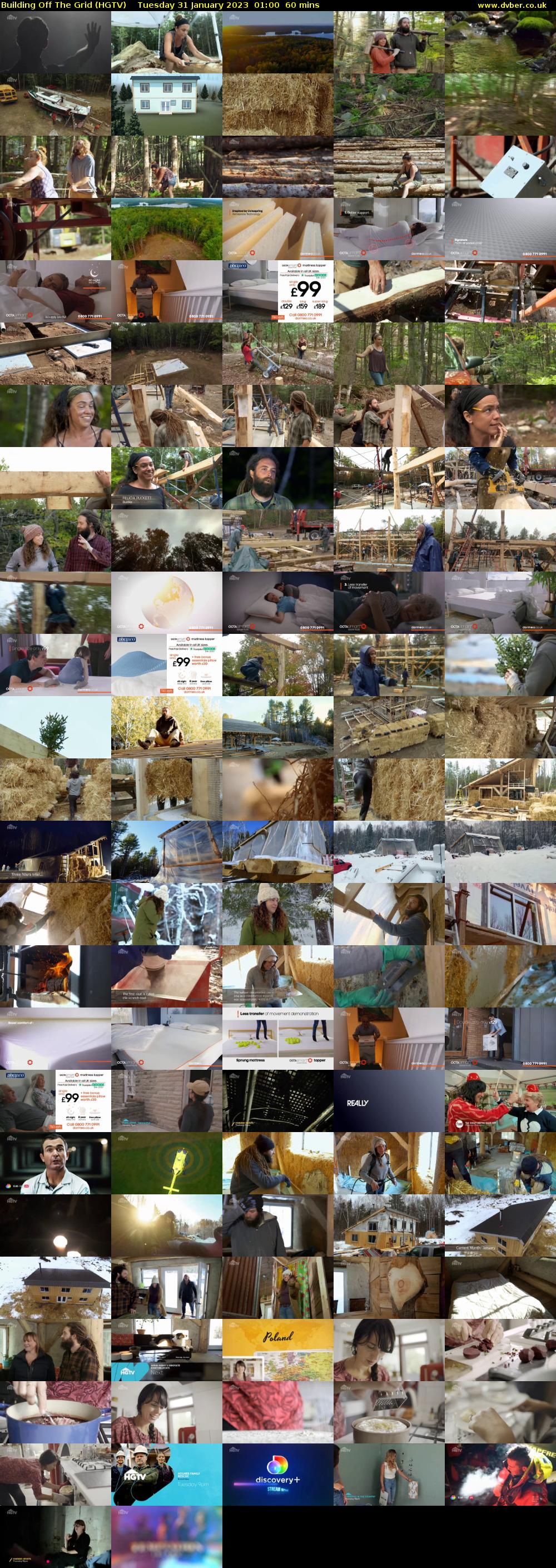 Building Off The Grid (HGTV) Tuesday 31 January 2023 01:00 - 02:00