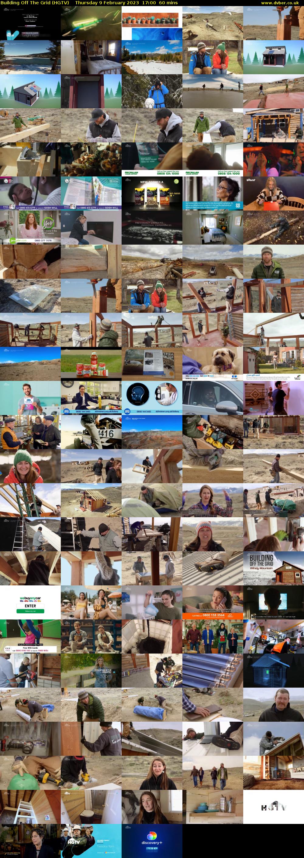 Building Off The Grid (HGTV) Thursday 9 February 2023 17:00 - 18:00