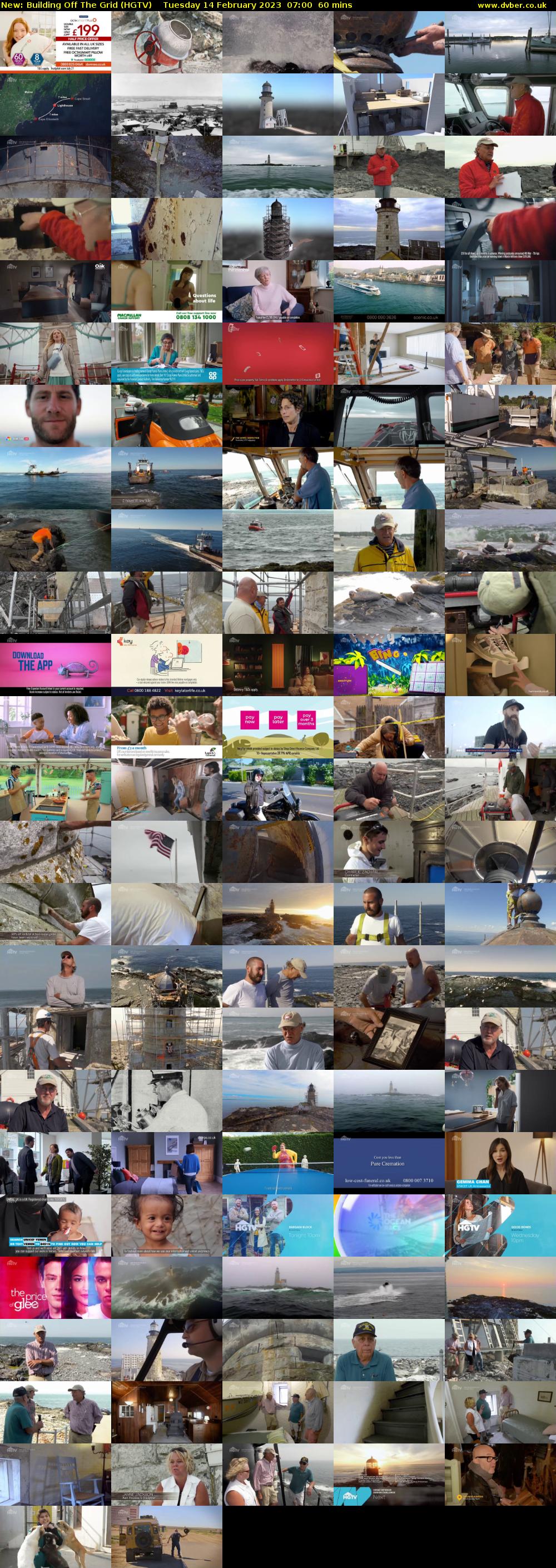 Building Off The Grid (HGTV) Tuesday 14 February 2023 07:00 - 08:00