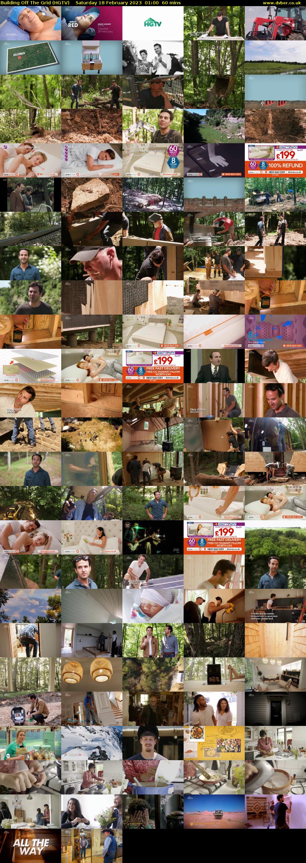 Building Off The Grid (HGTV) Saturday 18 February 2023 01:00 - 02:00
