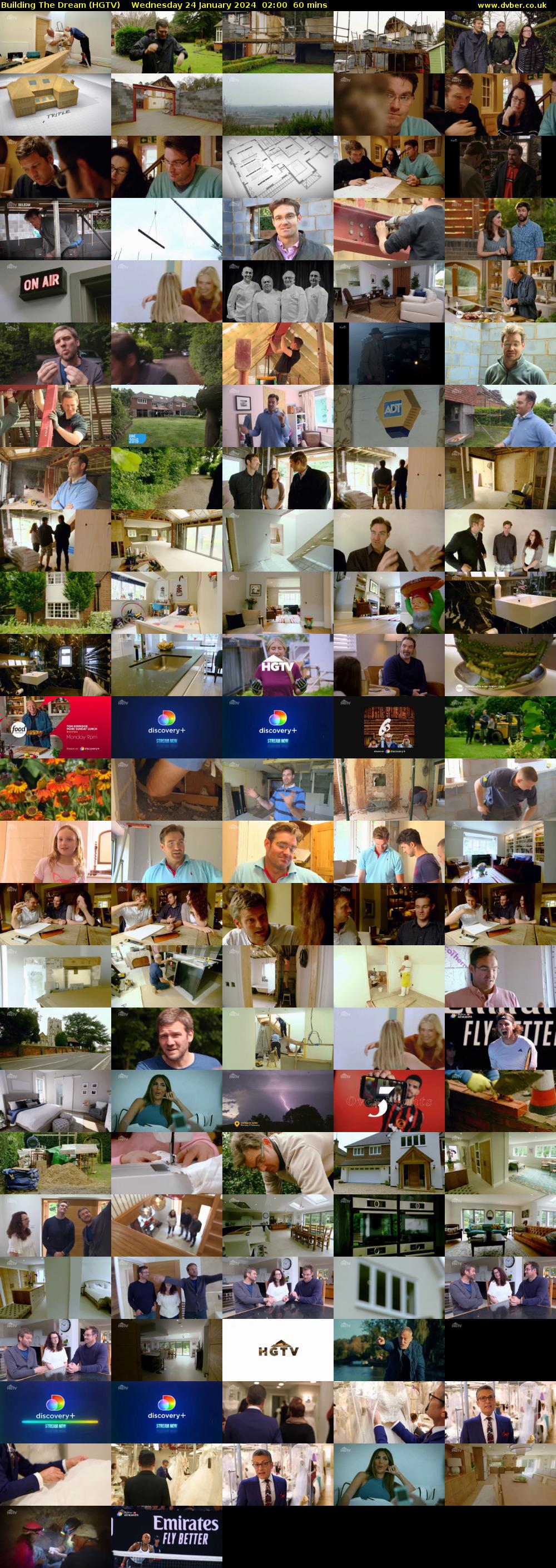 Building The Dream (HGTV) Wednesday 24 January 2024 02:00 - 03:00