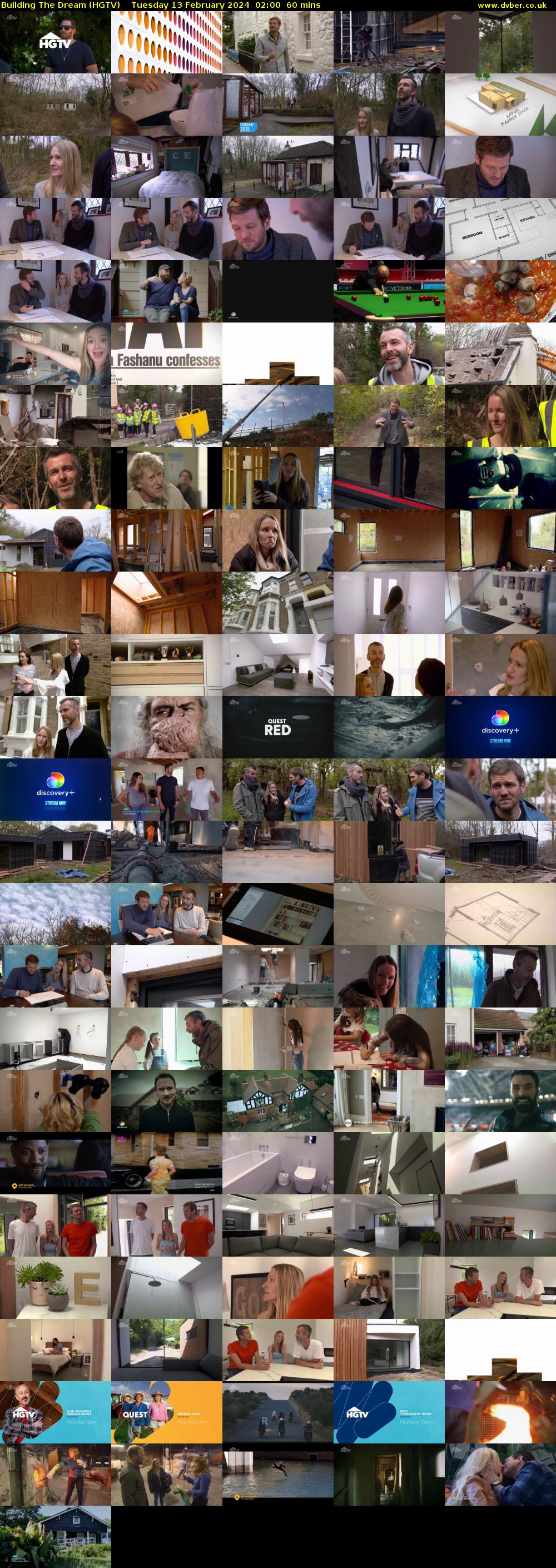 Building The Dream (HGTV) Tuesday 13 February 2024 02:00 - 03:00
