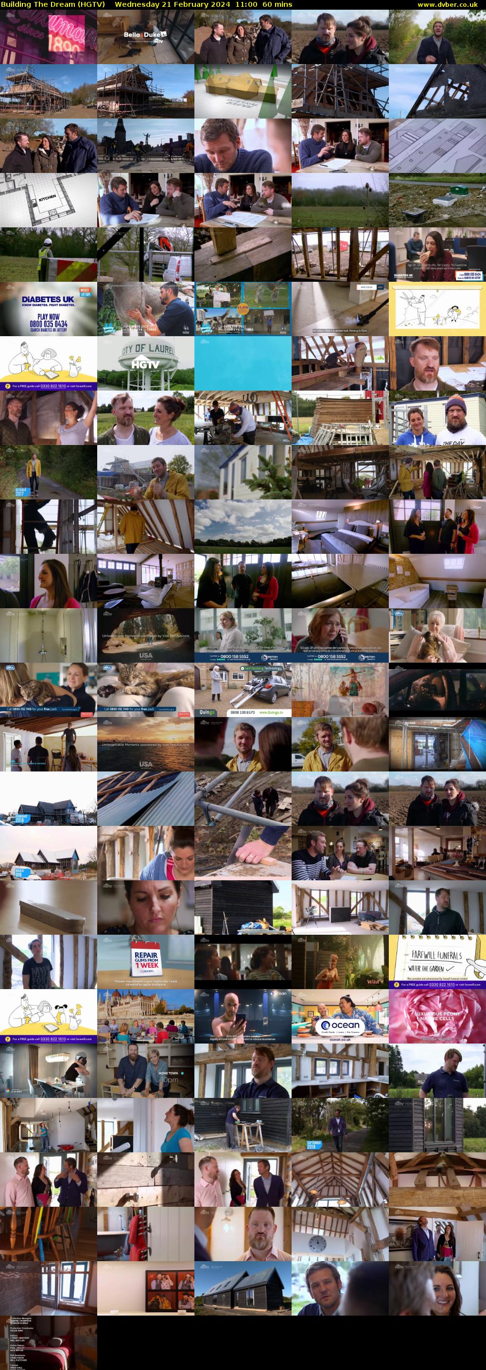 Building The Dream (HGTV) Wednesday 21 February 2024 11:00 - 12:00