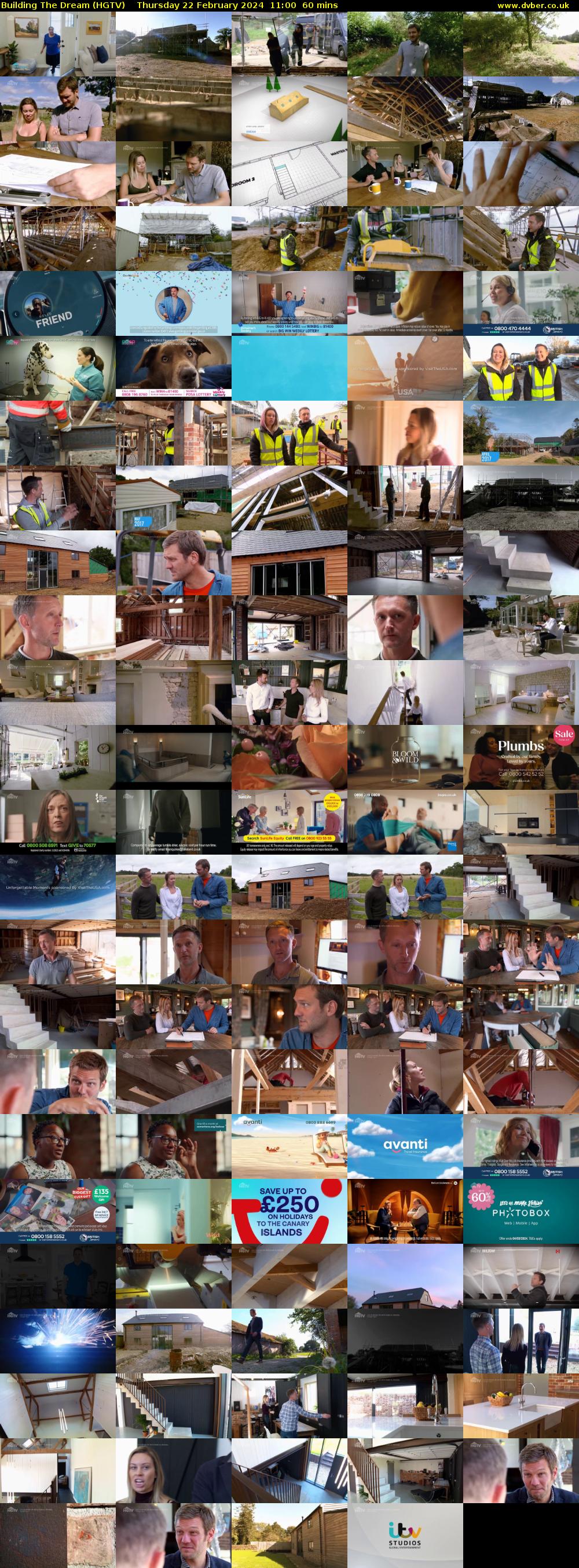 Building The Dream (HGTV) Thursday 22 February 2024 11:00 - 12:00