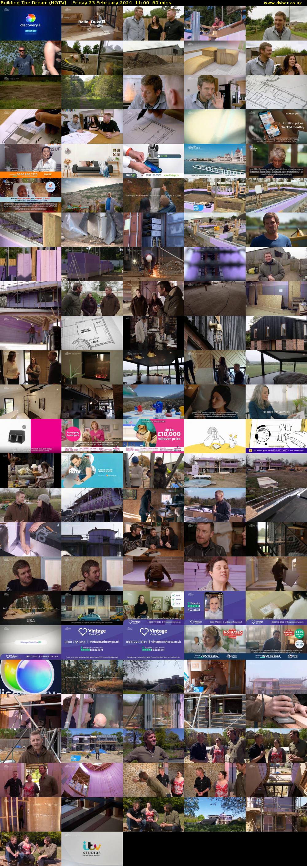 Building The Dream (HGTV) Friday 23 February 2024 11:00 - 12:00