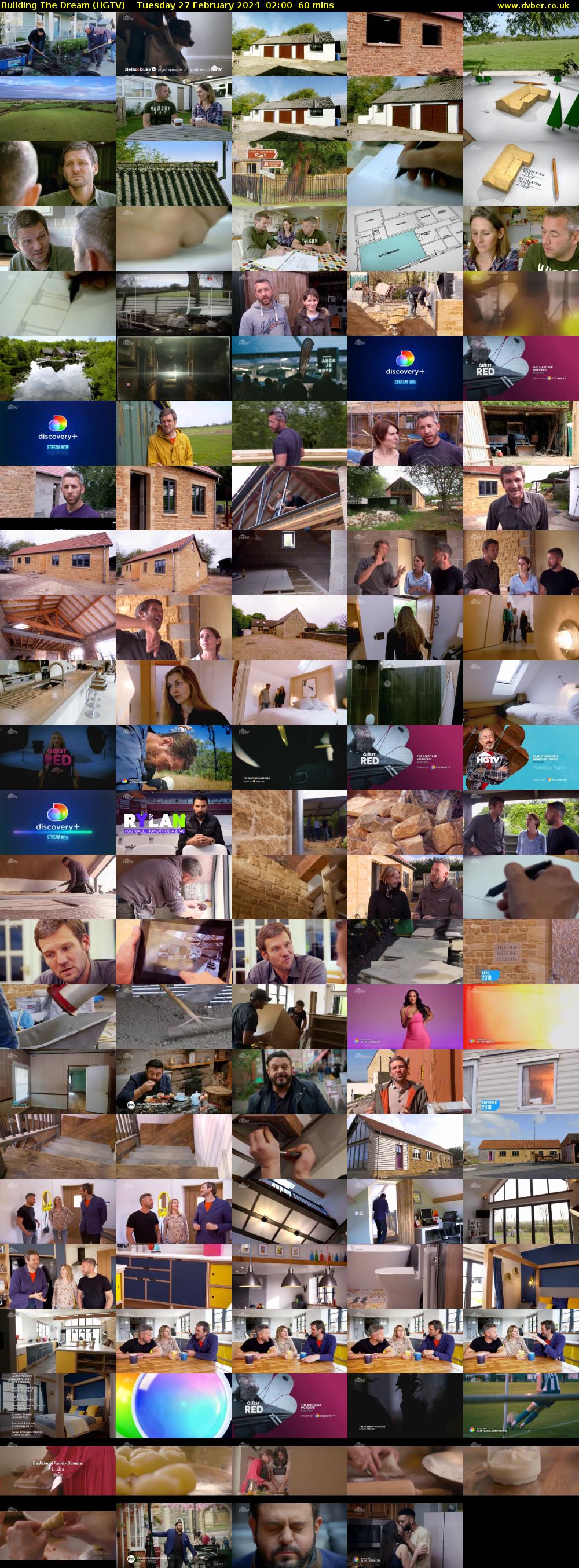 Building The Dream (HGTV) Tuesday 27 February 2024 02:00 - 03:00