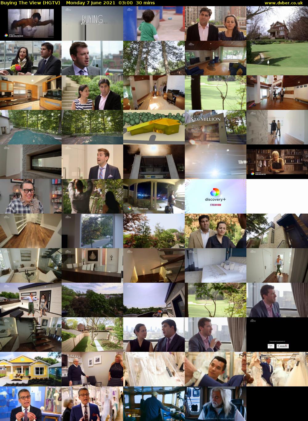 Buying The View (HGTV) Monday 7 June 2021 03:00 - 03:30
