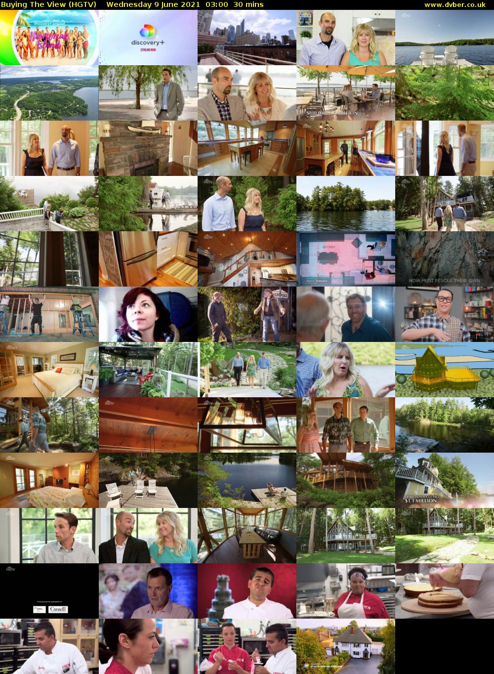 Buying The View (HGTV) Wednesday 9 June 2021 03:00 - 03:30