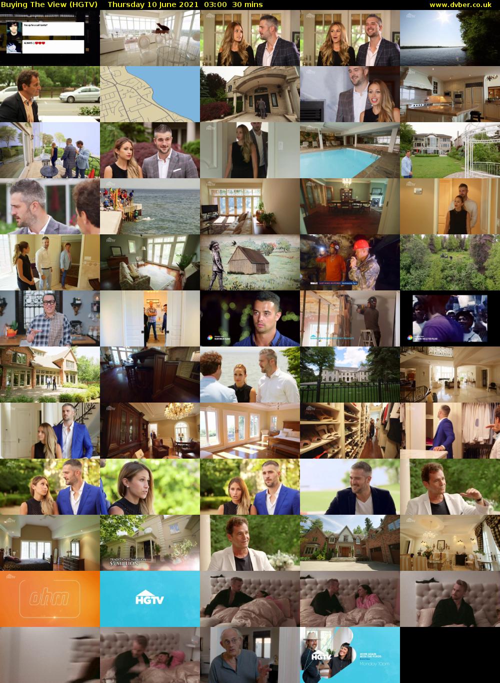 Buying The View (HGTV) Thursday 10 June 2021 03:00 - 03:30