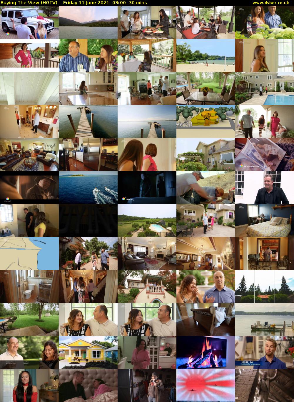 Buying The View (HGTV) Friday 11 June 2021 03:00 - 03:30