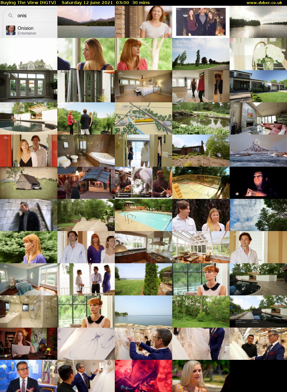 Buying The View (HGTV) Saturday 12 June 2021 03:00 - 03:30