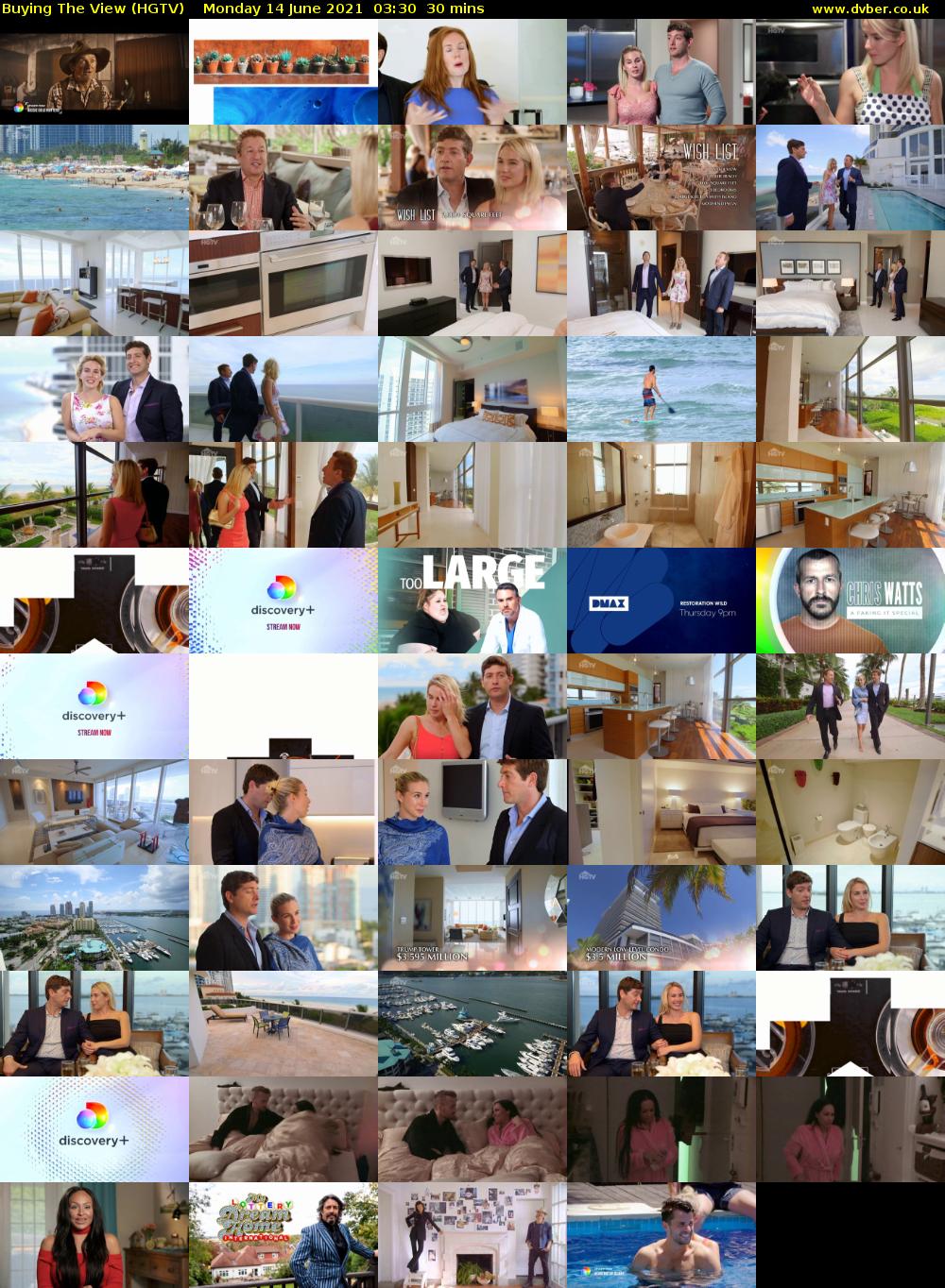 Buying The View (HGTV) Monday 14 June 2021 03:30 - 04:00