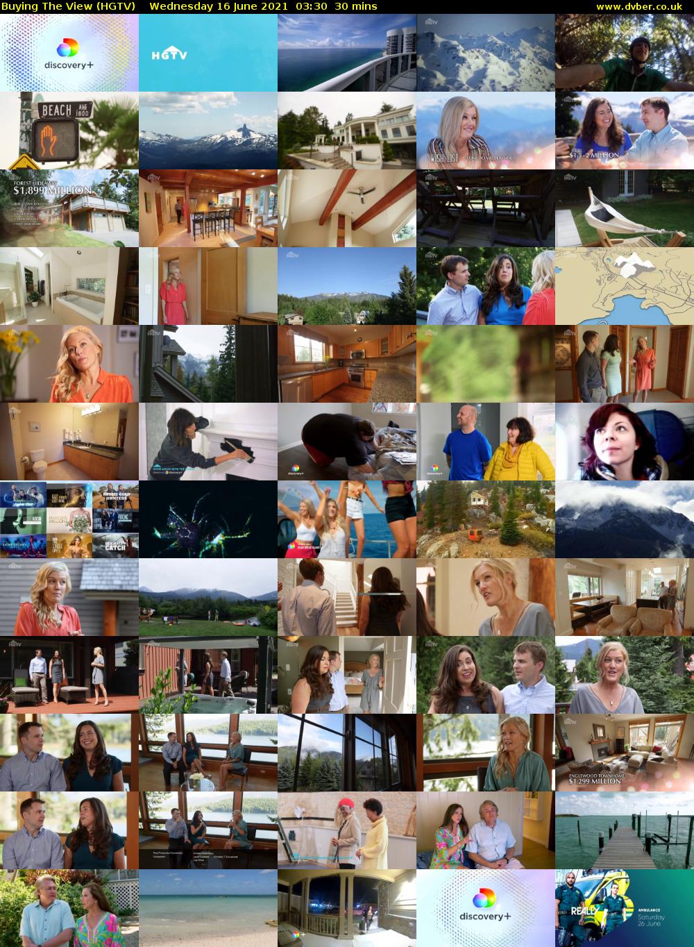 Buying The View (HGTV) Wednesday 16 June 2021 03:30 - 04:00