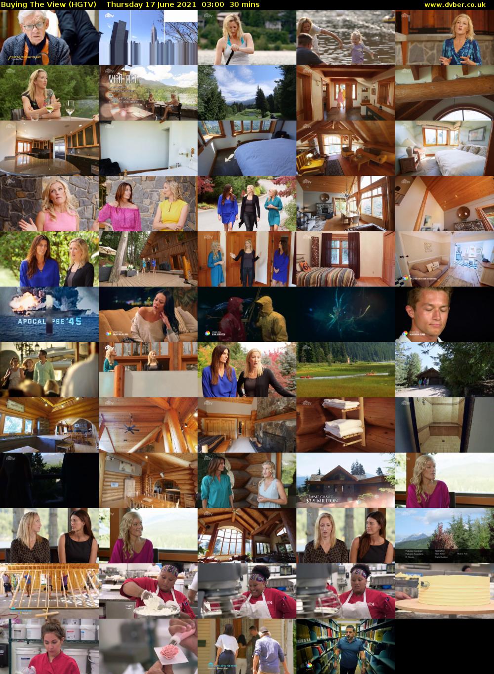 Buying The View (HGTV) Thursday 17 June 2021 03:00 - 03:30