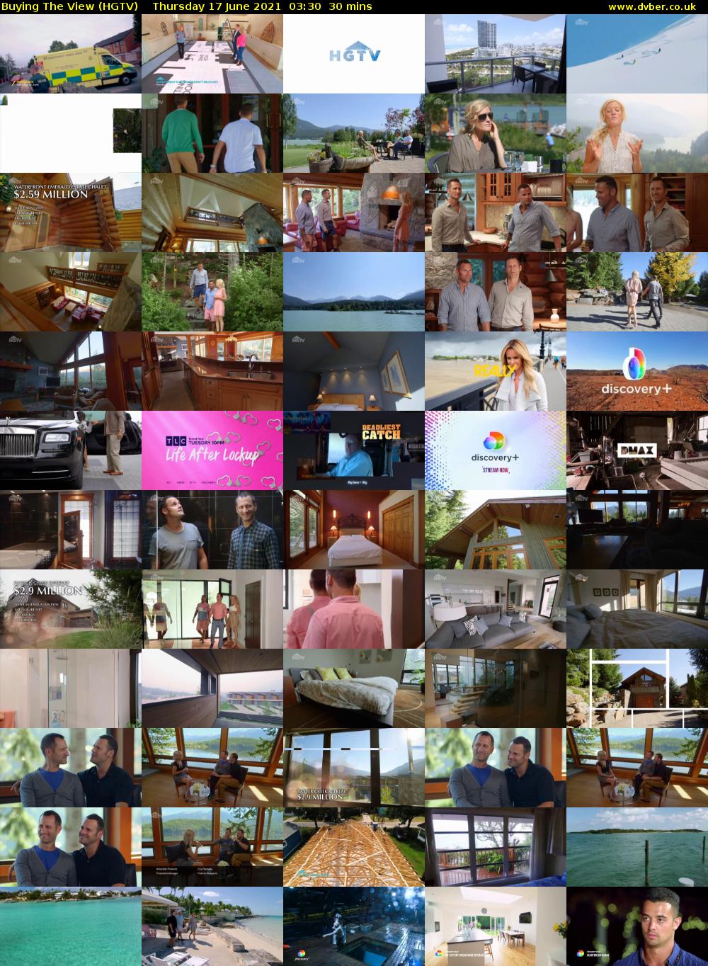 Buying The View (HGTV) Thursday 17 June 2021 03:30 - 04:00