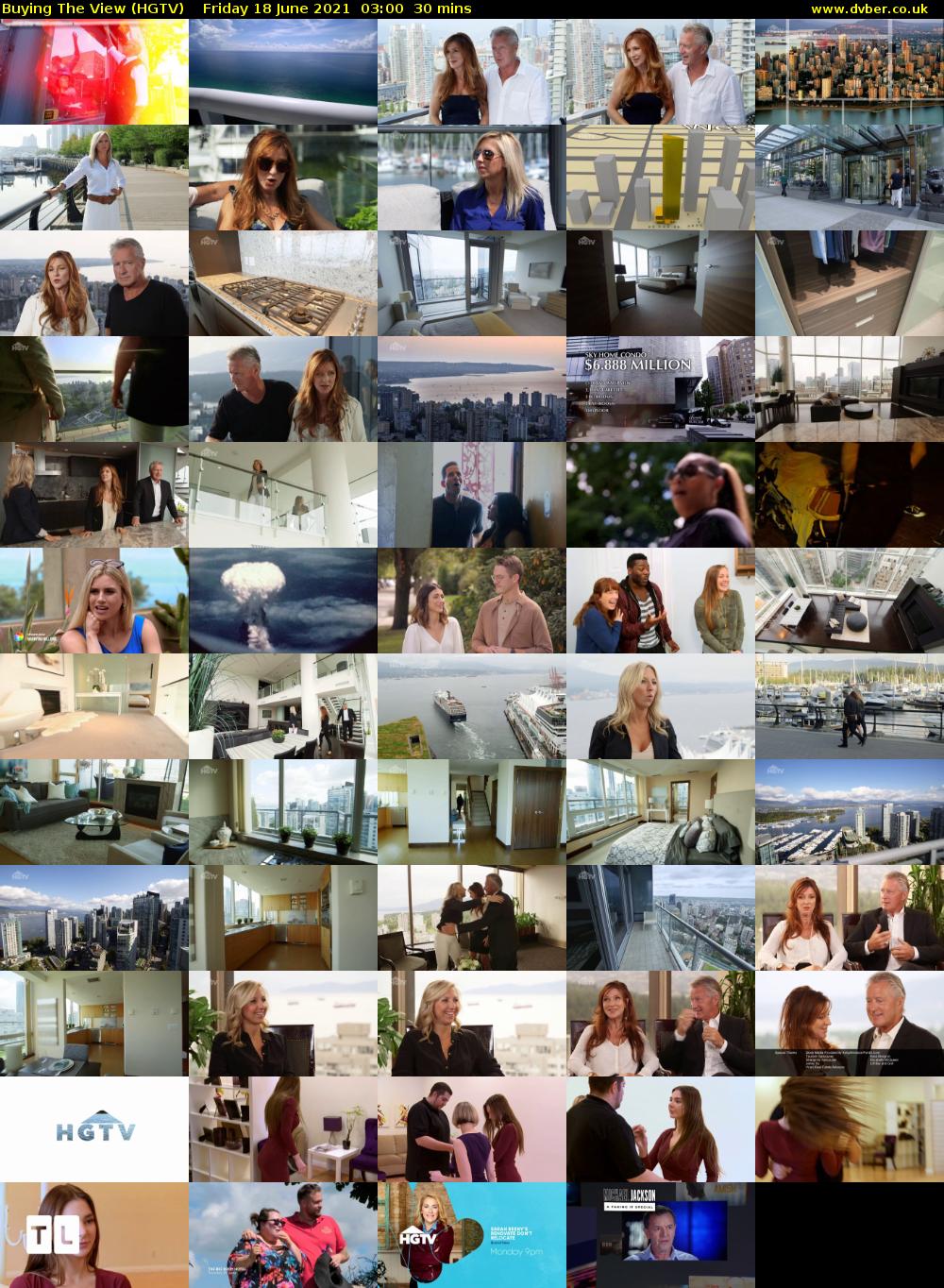 Buying The View (HGTV) Friday 18 June 2021 03:00 - 03:30