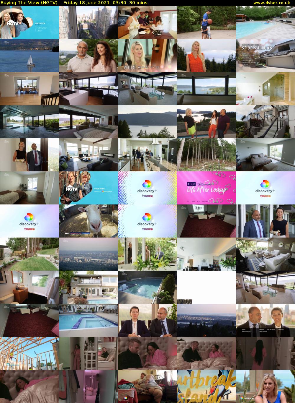 Buying The View (HGTV) Friday 18 June 2021 03:30 - 04:00