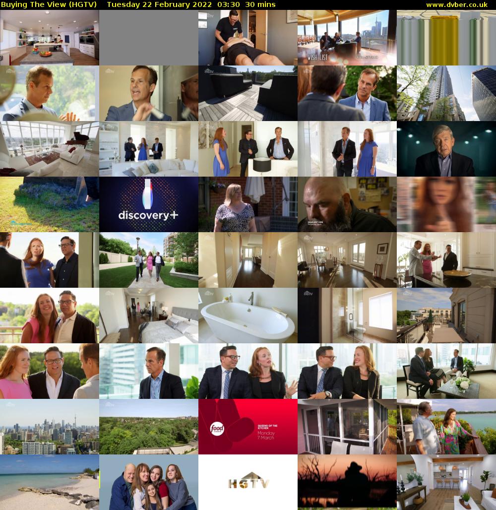 Buying The View (HGTV) Tuesday 22 February 2022 03:30 - 04:00