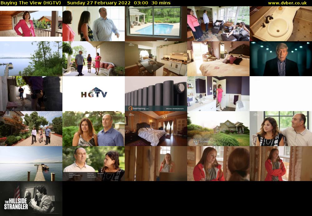 Buying The View (HGTV) Sunday 27 February 2022 03:00 - 03:30