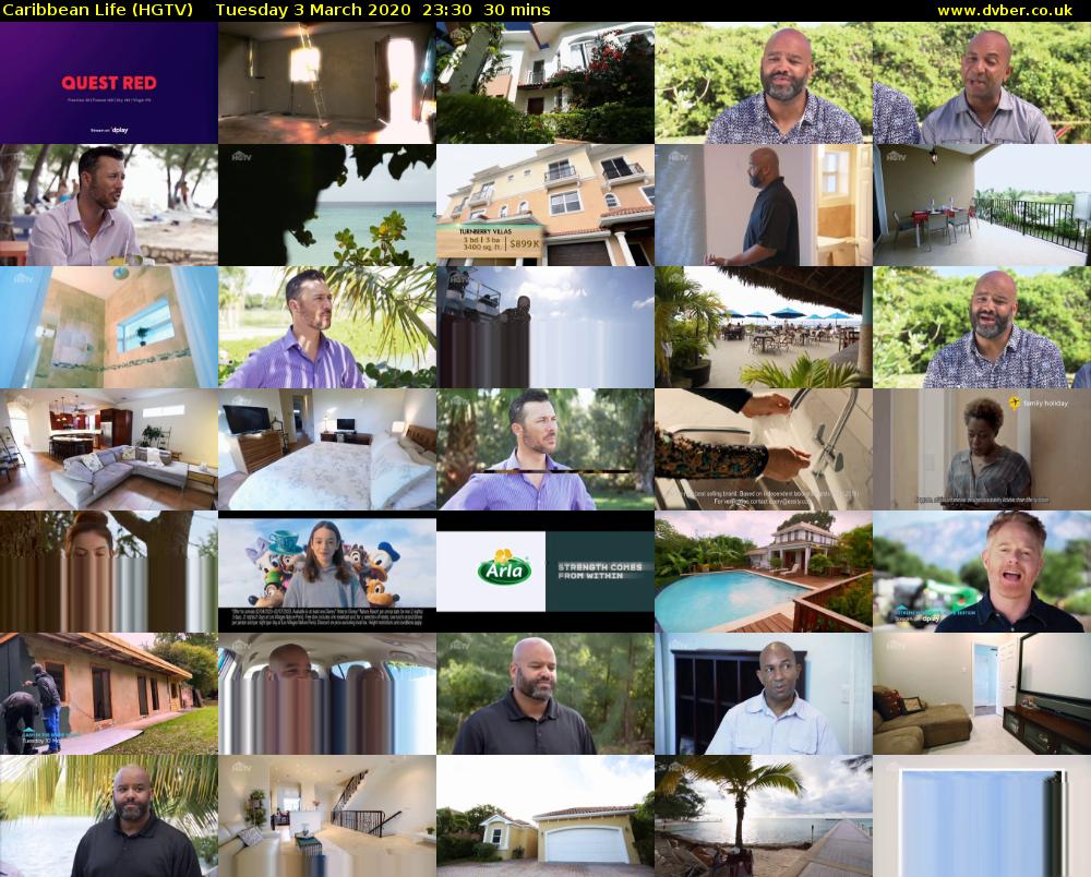 Caribbean Life (HGTV) Tuesday 3 March 2020 23:30 - 00:00