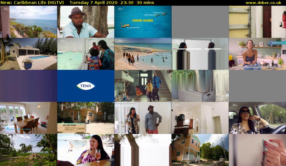 Caribbean Life (HGTV) Tuesday 7 April 2020 23:30 - 00:00