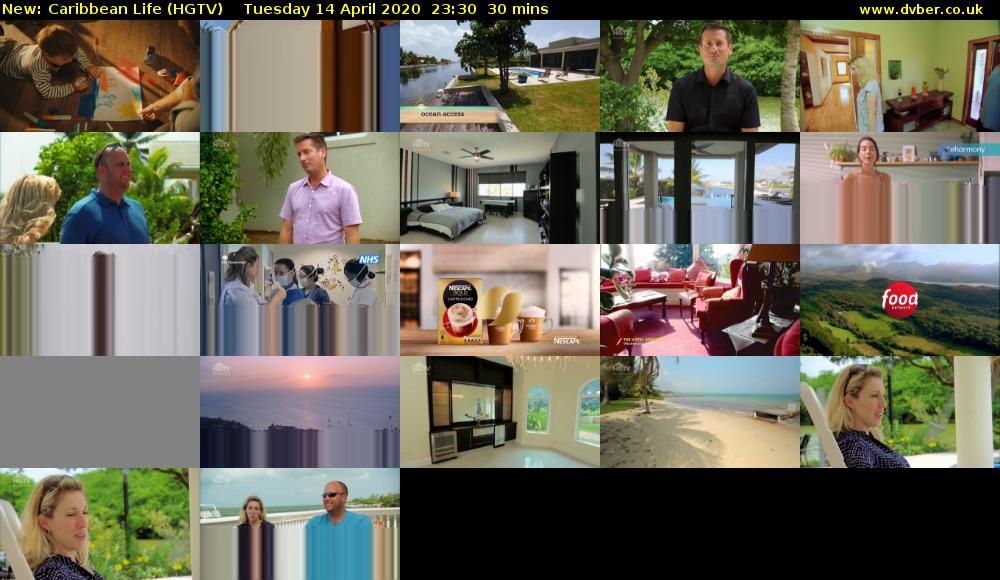 Caribbean Life (HGTV) Tuesday 14 April 2020 23:30 - 00:00