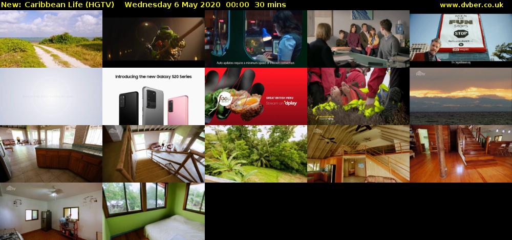 Caribbean Life (HGTV) Wednesday 6 May 2020 00:00 - 00:30