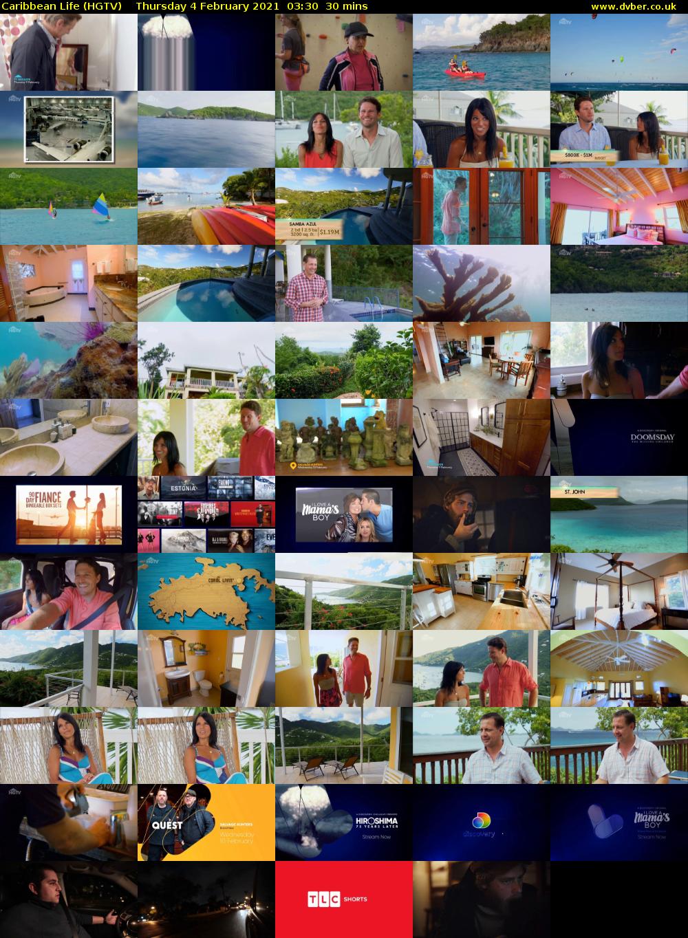 Caribbean Life (HGTV) Thursday 4 February 2021 03:30 - 04:00