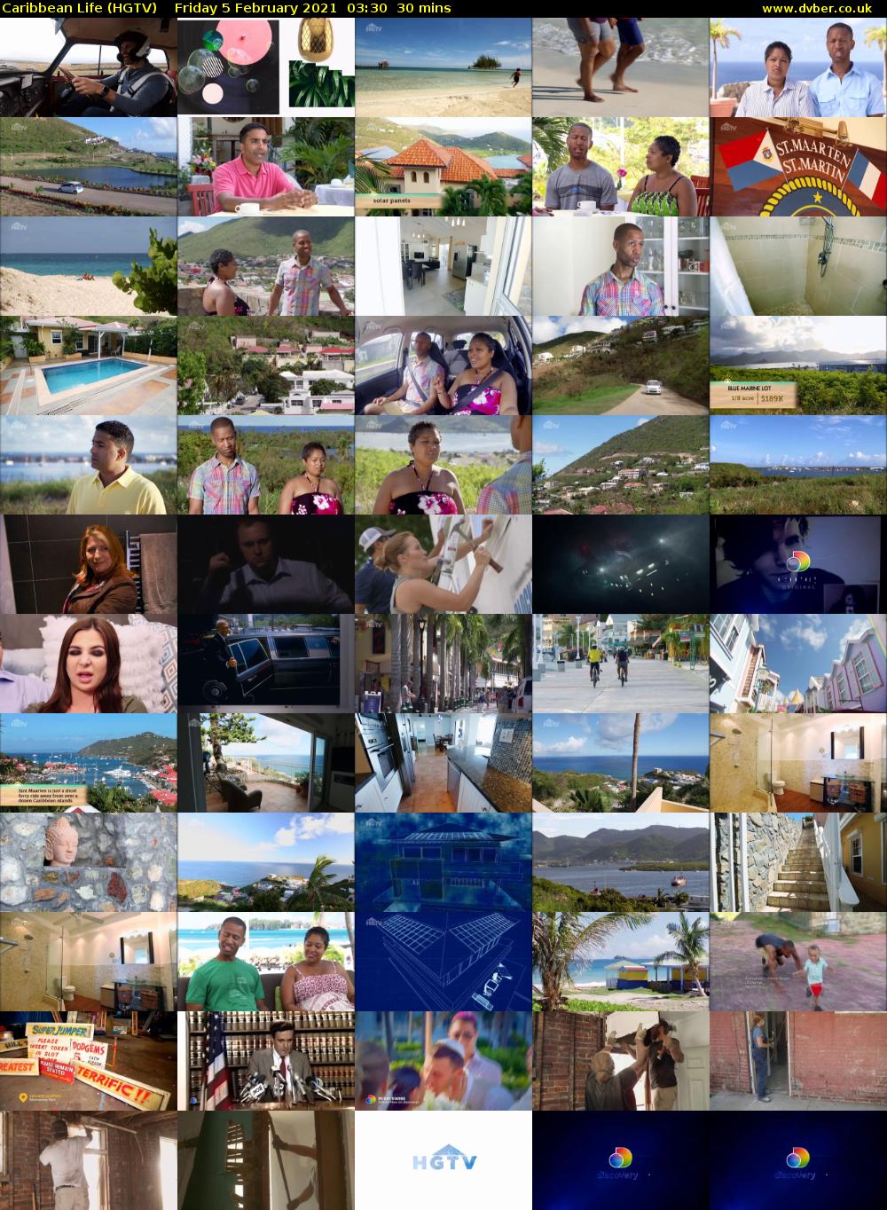 Caribbean Life (HGTV) Friday 5 February 2021 03:30 - 04:00