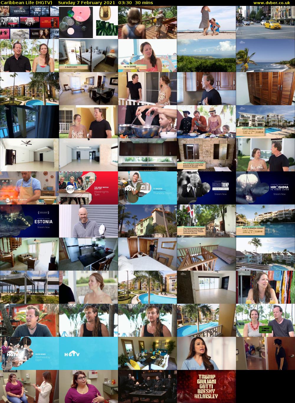 Caribbean Life (HGTV) Sunday 7 February 2021 03:30 - 04:00