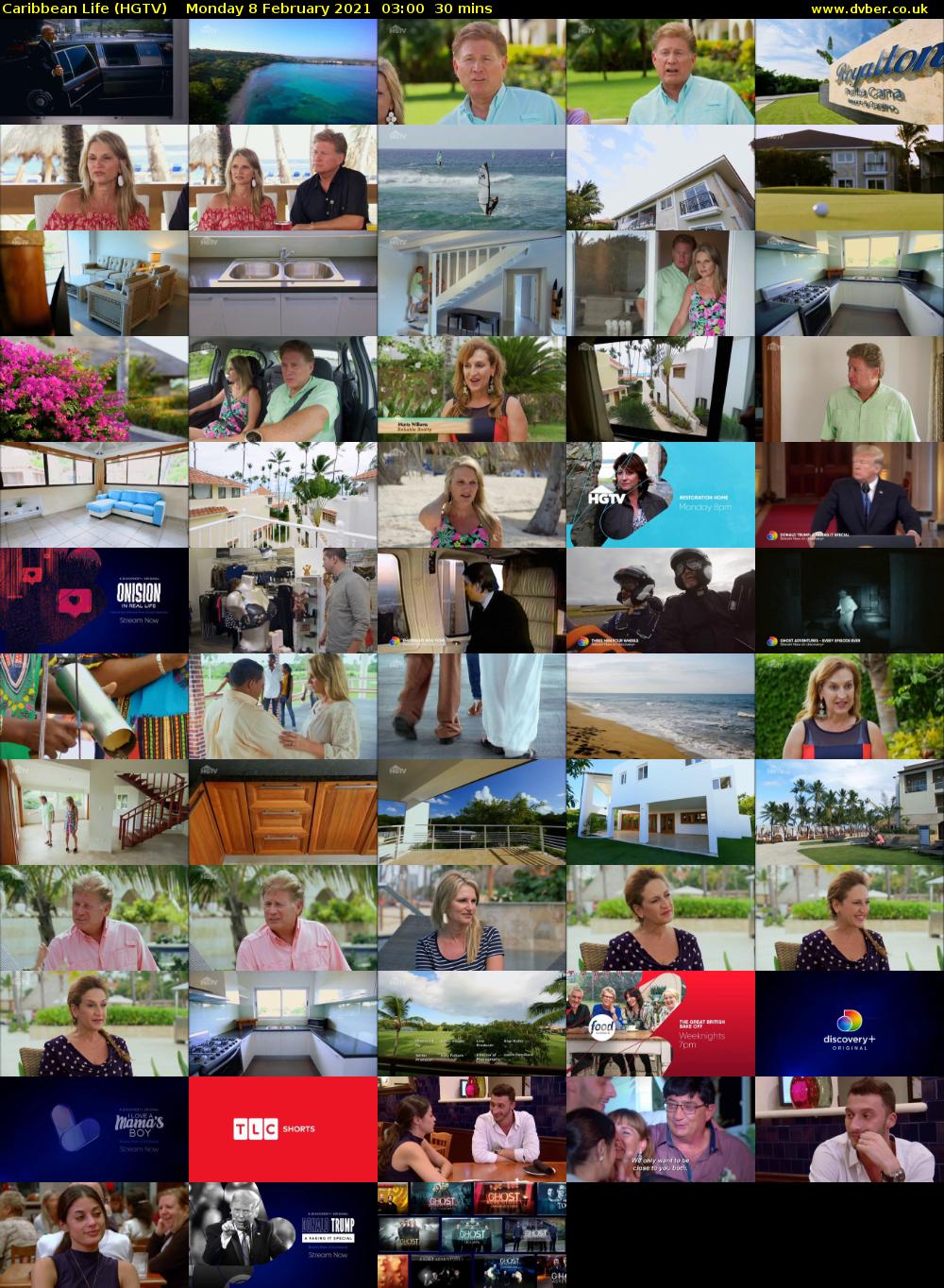 Caribbean Life (HGTV) Monday 8 February 2021 03:00 - 03:30