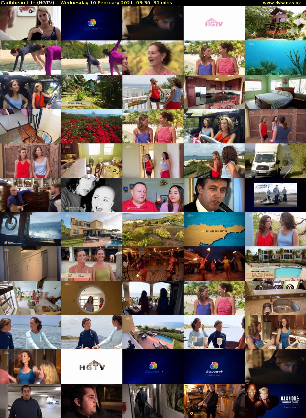 Caribbean Life (HGTV) Wednesday 10 February 2021 03:30 - 04:00
