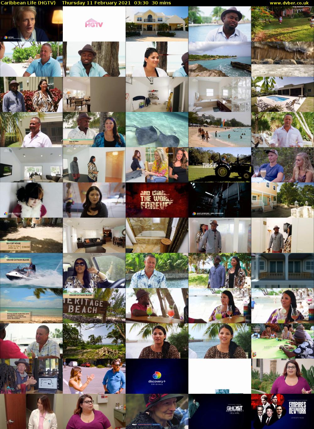 Caribbean Life (HGTV) Thursday 11 February 2021 03:30 - 04:00