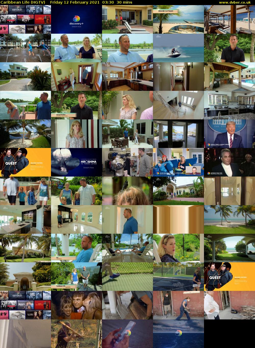 Caribbean Life (HGTV) Friday 12 February 2021 03:30 - 04:00