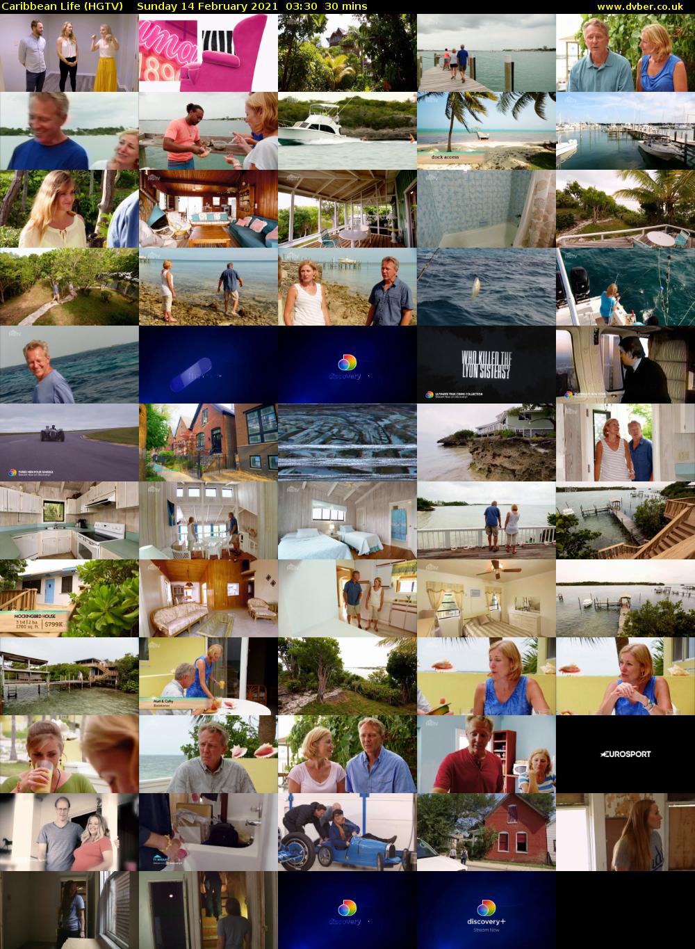 Caribbean Life (HGTV) Sunday 14 February 2021 03:30 - 04:00