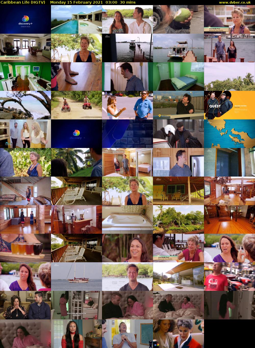 Caribbean Life (HGTV) Monday 15 February 2021 03:00 - 03:30