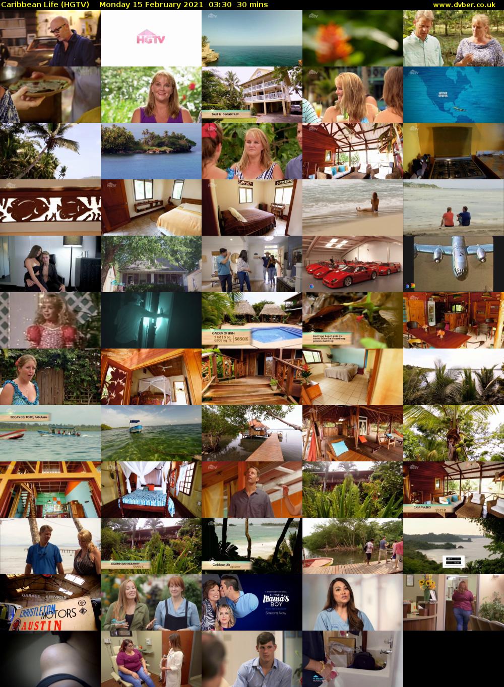 Caribbean Life (HGTV) Monday 15 February 2021 03:30 - 04:00