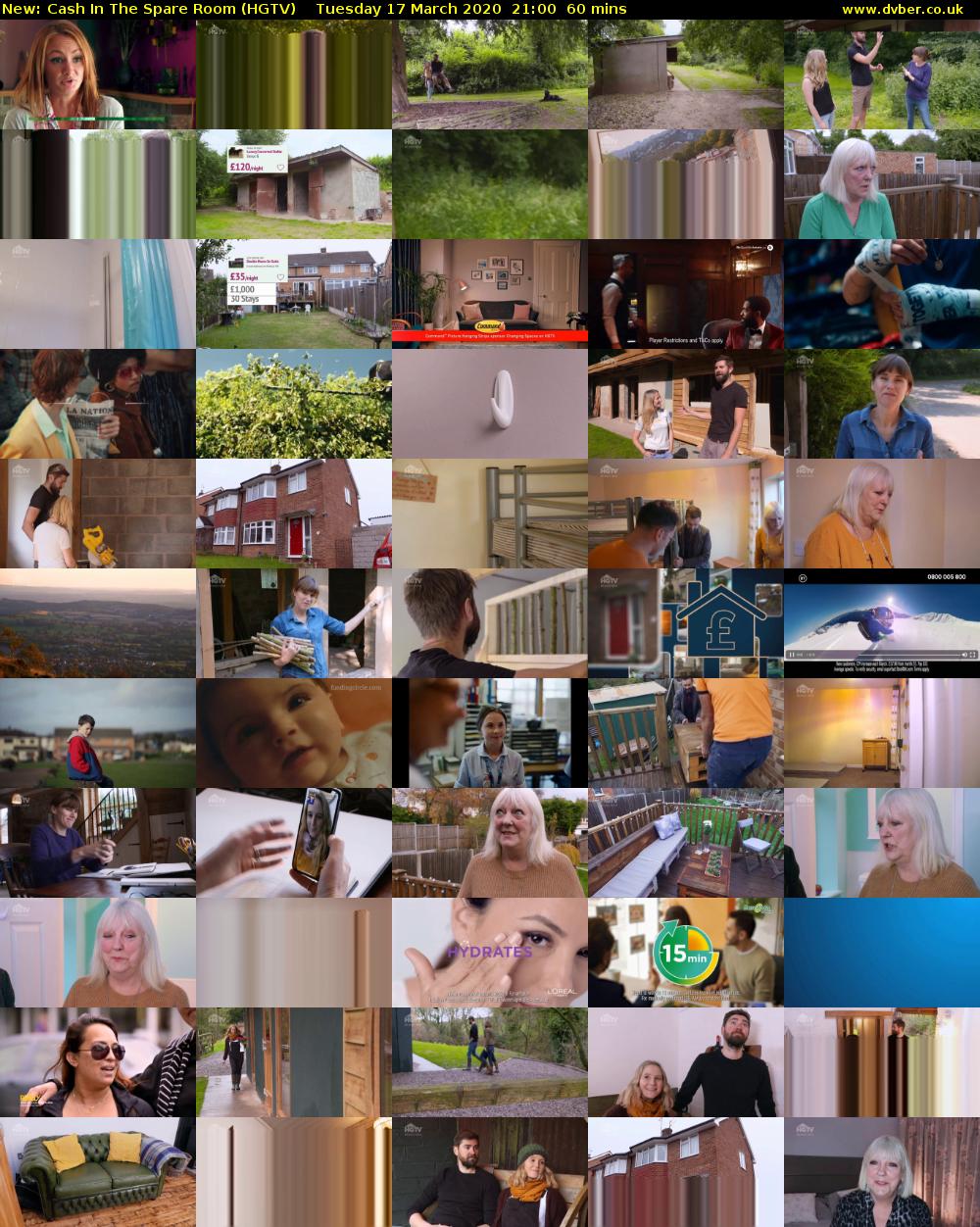 Cash In The Spare Room (HGTV) Tuesday 17 March 2020 21:00 - 22:00