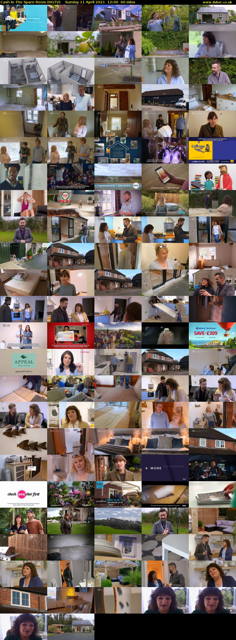 Cash In The Spare Room (HGTV) Sunday 11 April 2021 12:00 - 13:00