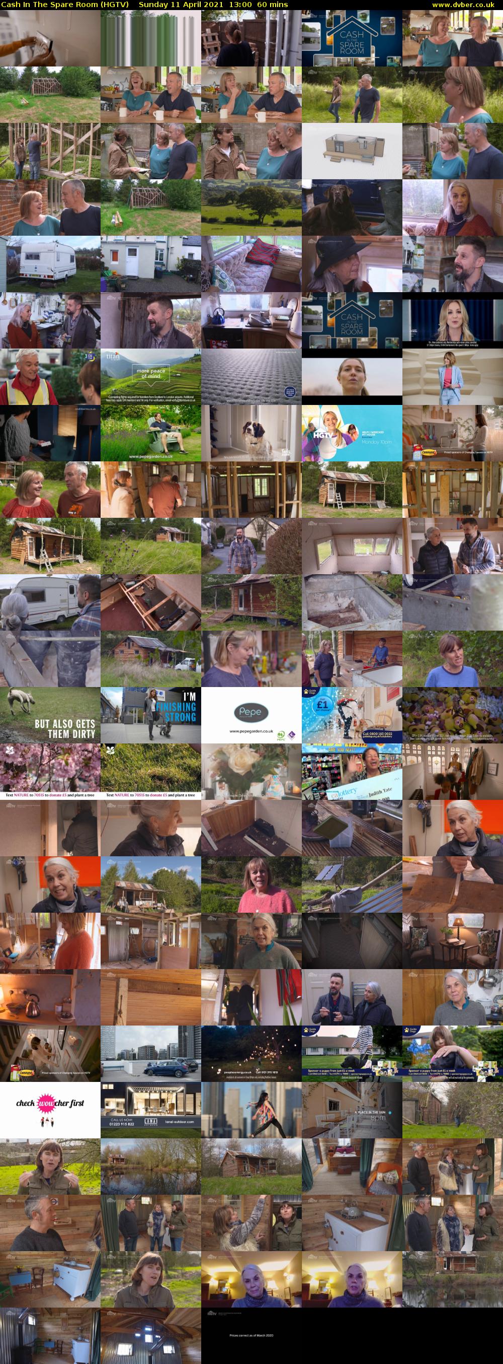 Cash In The Spare Room (HGTV) Sunday 11 April 2021 13:00 - 14:00