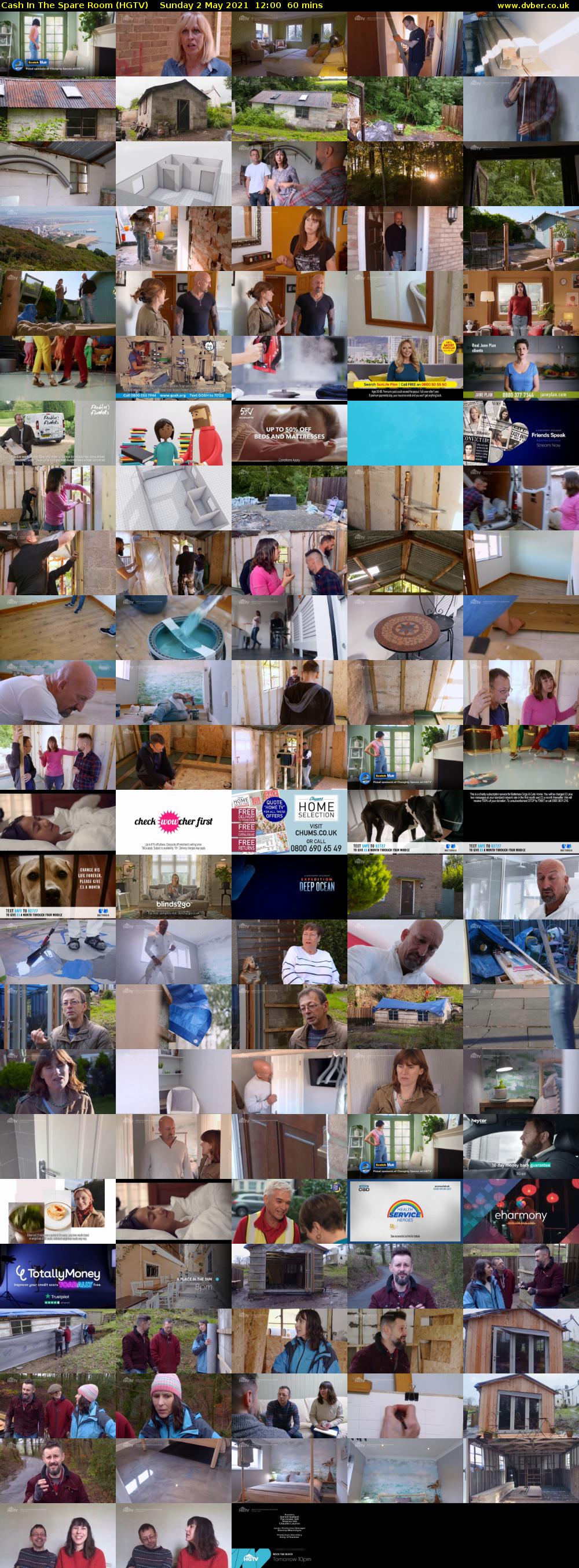 Cash In The Spare Room (HGTV) Sunday 2 May 2021 12:00 - 13:00